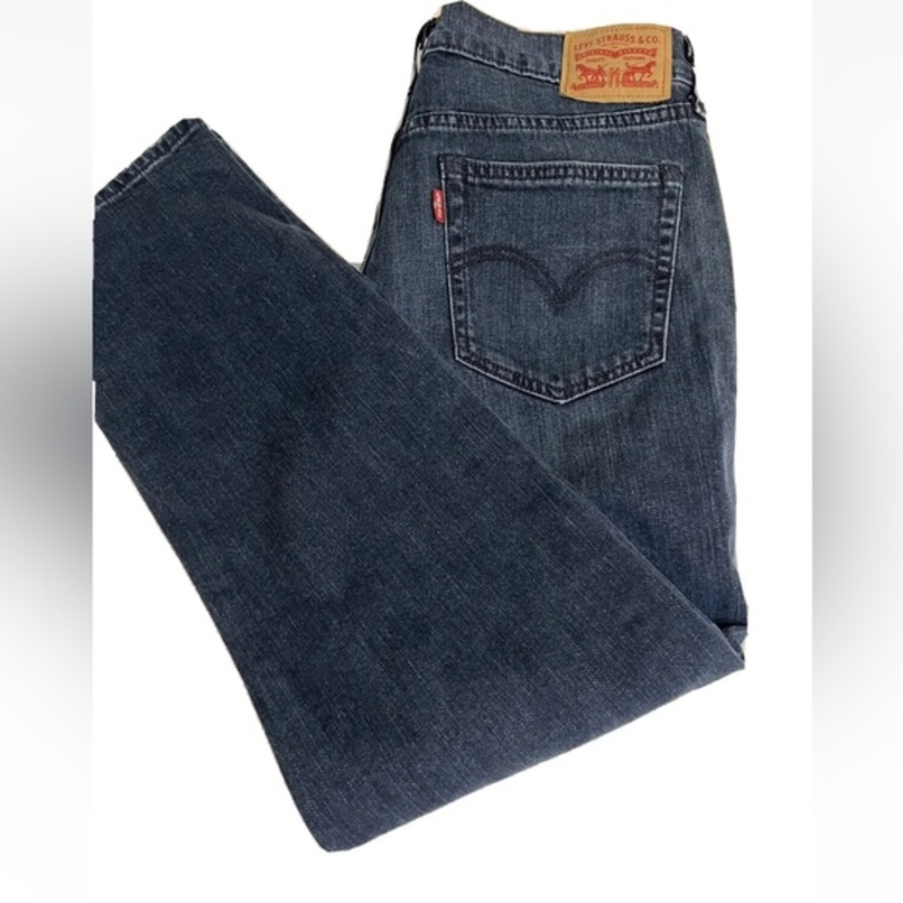 Levis Womens Jeans 28 Blue Boyfriend Mid Rise straight Denim‎ Pants